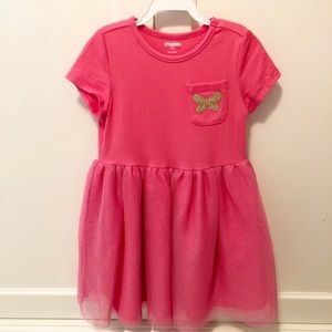EUC Gymboree pink Tshirt tutu dress 3T.
